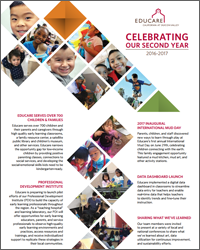 Second year report cover